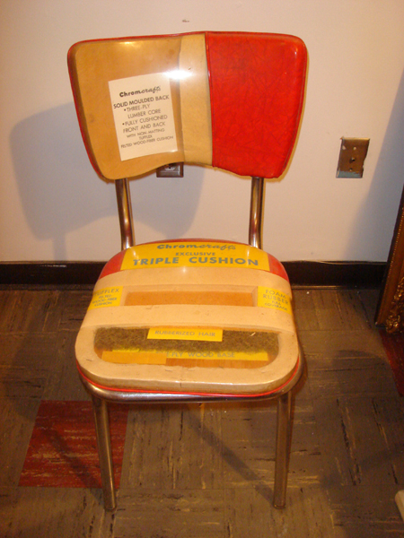 cut-away dinette chair