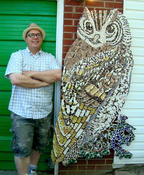 owl mosaic