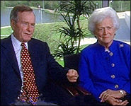 George HW and Barbara Bush