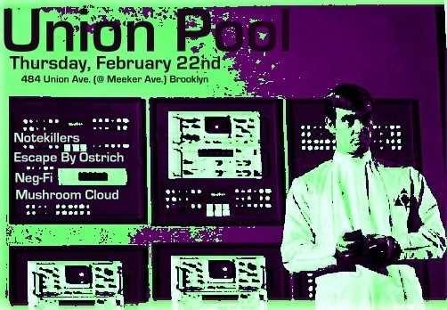 Neg-Fi Union Pool Flyer