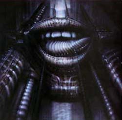 H R Giger Mouth