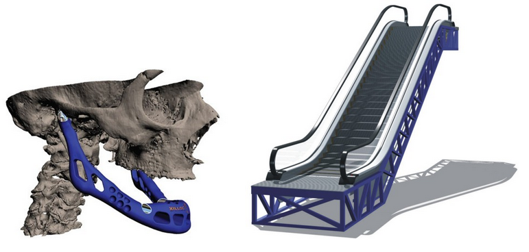 jaw and escalator