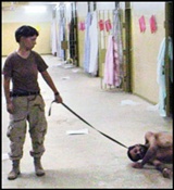 Iraq Prison - Lynndie England - Leash