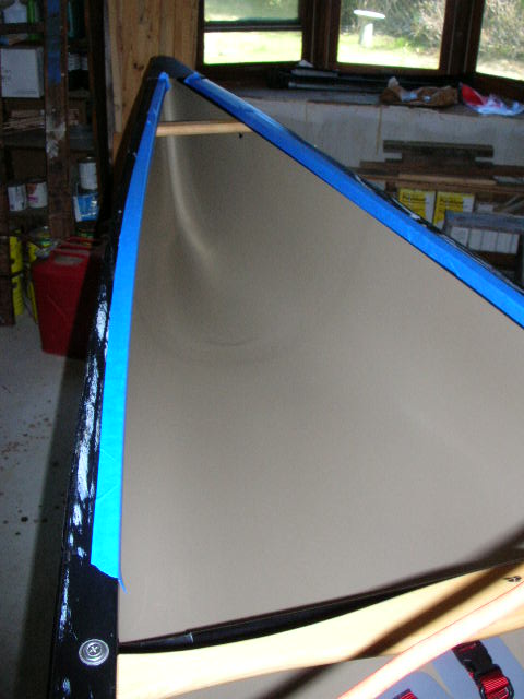 float bags -- taped gunwales