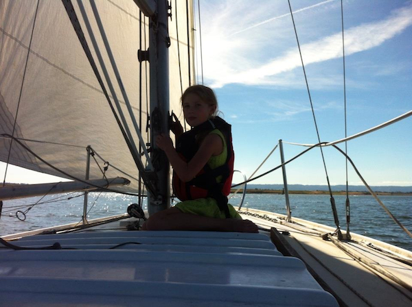 Lucy sailing