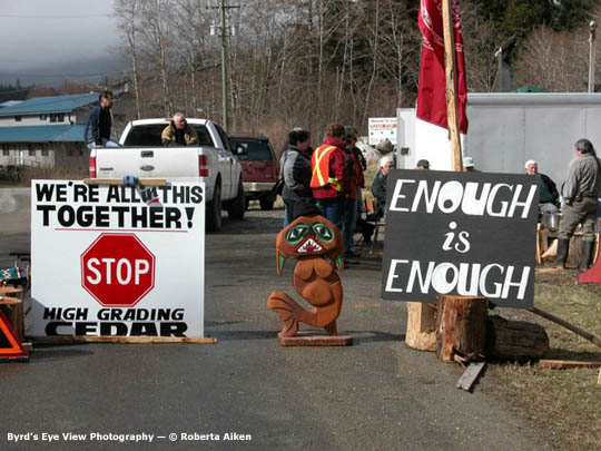 haida gwaii blockade