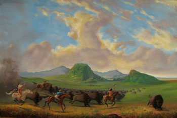 Kent Monkman buffalo