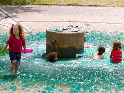 kids in the jello pool
