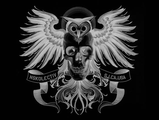 NSK tattoo owl