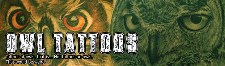 owl tatto banner