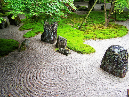 zen garden owl