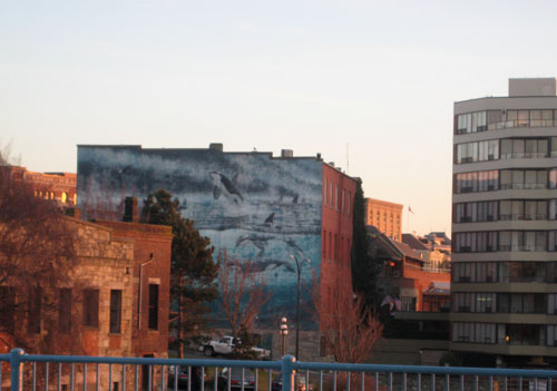 whale mural