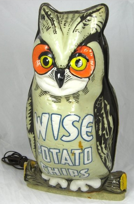 wise owl potato lamp